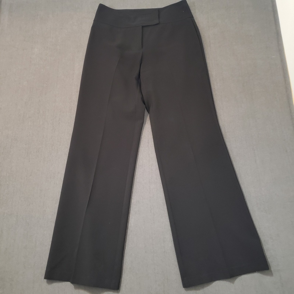From The Hip Trouser‎ Womens Size 10 High Rise Wide Leg Black